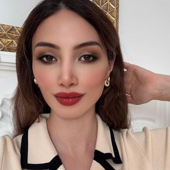 Neiman Marcus 14K Gold Plated Small Huggie Dangle Earrings - Picture 1 of 5